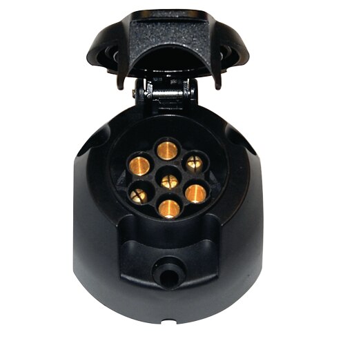12V 7P SOCKET PLASTIC 